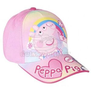 Dětská kšiltovka Peppa Pig růžová Velikost: 51