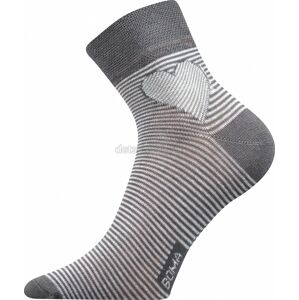 Ponožky Boma Jana 25 pruhy šedá Velikost: 39-42
