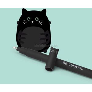 Gumovatelné pero Legami Erasable Pen - Cat - Black