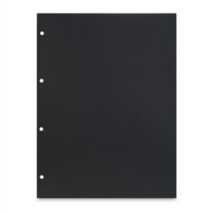 Hama fotokarton, 23,3 x 31 cm, děrovaný, 25 listů, černý
