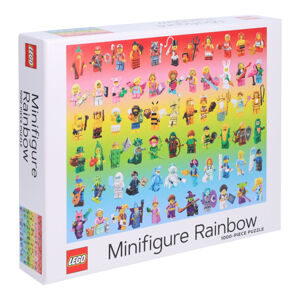 DVĚDĚTI Chronicle Books Puzzle LEGO® Duhové minifigurky 1000 dílků