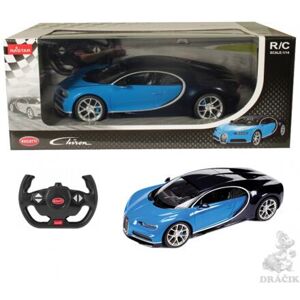 Rastar R/C auto Bugatti Veyron Chiron (1:14) - modrá