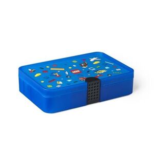 LEGO Iconic úložný box s přihrádkami - modrá