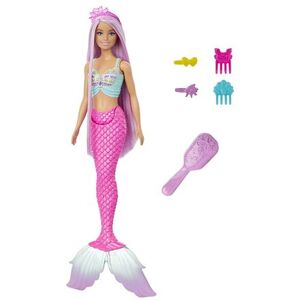 Mattel Barbie POHÁDKOVÁ PANENKA S DLOUHÝMI VLASY - MOŘSKÁ PANNA