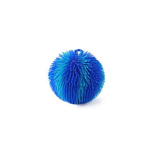 SPORTO Střapatý duhový míč se světlem - modrý