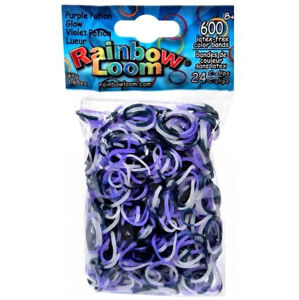 Rainbow Loom originální gumičky pro děti strašidelně svítící 600 kusů 22046