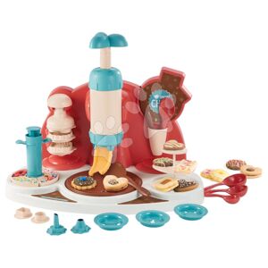 Hravá kuchařka s recepty pro děti Chef Easy Biscuits Factory Smoby pro přípravu drobných koláčů s ozdobami od 5 let