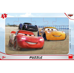 CARS ZÁVODÍ 15 deskové Puzzle