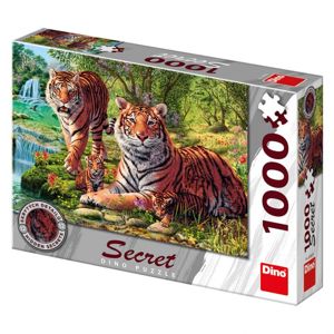 Dino puzzle Tygři 1000 dílků secret collection