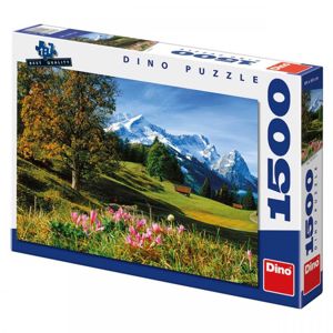 Dino puzzle Bavorské Alpy 1500 dílků