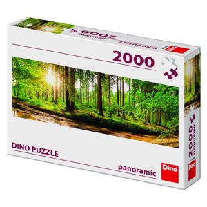 SVÍTÁNÍ V LESE 2000 panoramic Puzzle NOVÉ