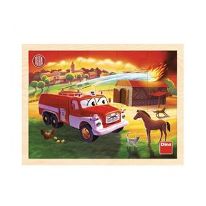 Dino Tatra hasiči 20D dřevene puzzle