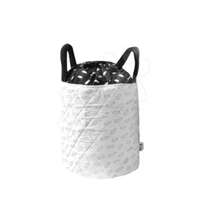 toTs-smarTrike textilní košík Listy 400123 bílo-černý