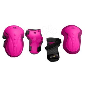 smarTrike chrániče Safety Gear set XS na kolena a zápěstí z ergonomického plastu ružové 4002001