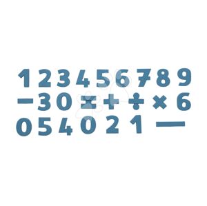 Magnetické písmenká Čísla a Znaky Magnetic Numbers Smoby dvojfarebné 48 kusov od 3 rokov SM430109