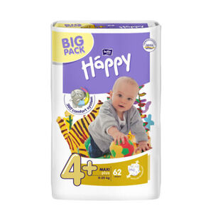 Happy plenky Maxi Plus 62 ks – BIG PACK
