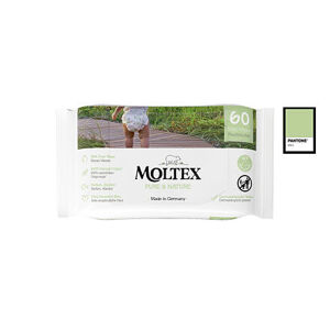 Moltex Pure & Nature EKO vlhčené ubrousky na bázi vody (60 ks)