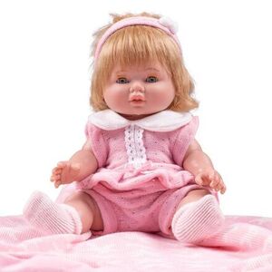 Berbesa Luxusní dětská panenka-miminko Amalia 34cm