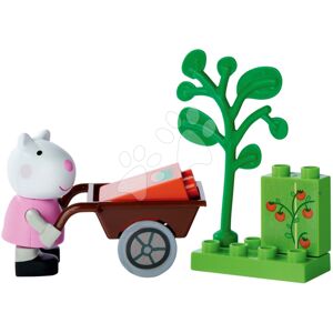 Stavebnice Peppa Pig Starter Set PlayBig Bloxx BIG s figurkou – s kolečkem od 1,5-5 let