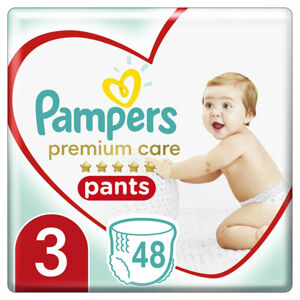 Pampers Premium Care Value Pack Plenkové kalhotky vel. 3 (48 ks)