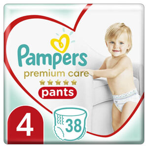 Pampers Premium Care Value Pack Plenkové kalhotky vel. 4 (38 ks)