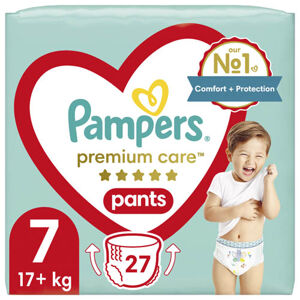 Pampers Premium Care Value Pack Plenkové kalhotky vel. 7 (27 ks)
