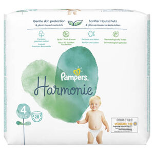 Pampers Harmonie Value Pack Dětské plenky vel. 4 (28 ks)