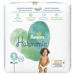 Pampers Harmonie Value Pack Dětské plenky vel. 5 (24 ks)