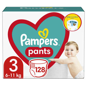 Pampers Pants Mega Box Plenkové kalhotky vel. 3 (128 ks)