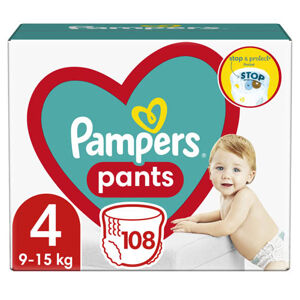Pampers Pants Mega Box Plenkové kalhotky vel. 4 (108 ks)