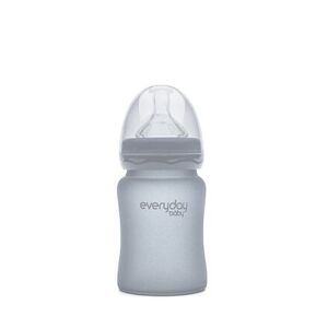 Everyday Baby láhev sklo odolnější proti rozbití 150 ml Quiet Grey
