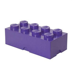 LEGO úložný box 8 - fialová