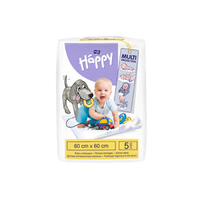 Bella Happy Dětské hygienické podložky 60 × 60 cm (5 ks)