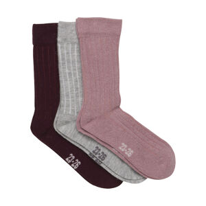 Minymo dětské ponožky set 3 kusů 5980-518 Velikost: 23 - 26 Vlna