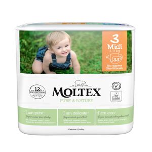 Moltex Pure & Nature Midi 4–9 kg (33 ks), eko pleny