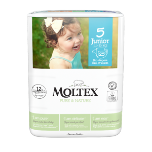 Moltex Pure & Nature Junior 11–16 kg (25 ks), eko pleny