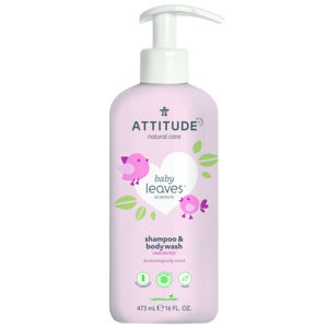 Attitude Baby Leaves Dětské tělové mýdlo a šampon 2v1 (473 ml)