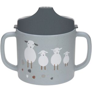 Lassig Sippy Cup PP/Cellulose Tiny Farmer Sheep/Goose blue