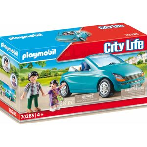 Playmobil Tatínek s dítětem a kabrioletem