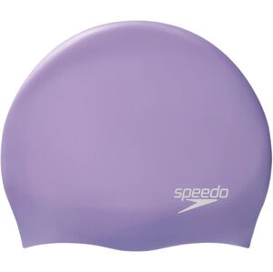 Speedo Plain Moulded Silicone Cap - miami lilac metallic