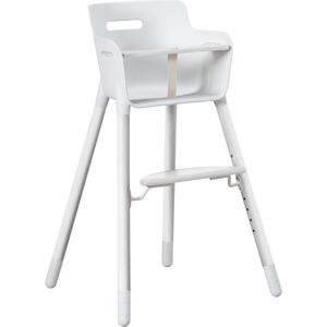 Flexa Dětská jídelní židle Flexa - Baby s bezpečnostní zábranou (bílá)