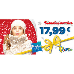 Vianočný voucher 17,99 € Hasbro