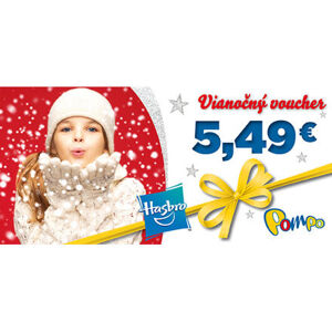 Vianočný voucher 5,49 € Hasbro