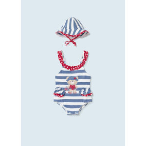 Mayoral kojenecký dívčí koupací set plavky a klobouček 1764- 028 Velikost: 80