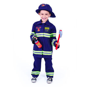 Dětský kostým hasič s českým potiskem (M) e-obal