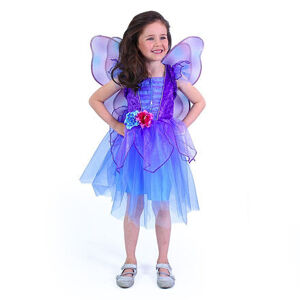 Dětský kostým fialová víla s křídly (M) e-obal