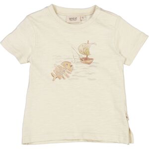 Wheat kojenecké tričko s krátkým rukávem 6078 - chalk Velikost: 92 Organická bavlna