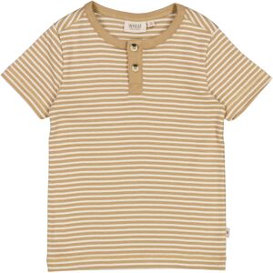 Wheat dětské tričko Bertram 2054 - cappuccino stripe Velikost: 116 100% biobavlna