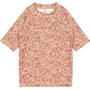 Wheat dětské plavecké tričko Jackie 1711 - red flower meadow Velikost: 110 UV 40+/UPF 40+