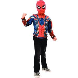 ADC Blackfire RUBIES Avengers Infinity War: Spiderman - kostým triko s vycpávkami a maska
